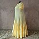 Bottom linen dress, size XXXL. Dresses. pugovkino delo (Pugovkino-delo). My Livemaster. Фото №5