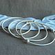Set of thin bangles. Ivory, Bracelet set, Nakhabino,  Фото №1