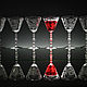 Collectible Crystal glasses with etching. Wine Glasses. antiqueb (antiqueb). My Livemaster. Фото №5