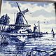 Panel 'Dutch mills', Delft, Holland. Vintage paintings. Dutch West - Indian Company. My Livemaster. Фото №5