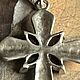 Silver cross with grenades, 925º, Czech Republic. Vintage pendants. Dutch West - Indian Company. My Livemaster. Фото №6