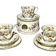 Подставка под чайник с подогревом Royal Albert”Moss Rose”, Наборы посуды, Москва,  Фото №1