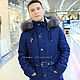 Мужская парка"Эгоист"с песцом и каракулем,трансформер. Парки. Ирина (dneproart). Ярмарка Мастеров.  Фото №6