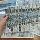 Небольшая картина акварелью Берёзовый лес зимой Первый снег. Картины. Роза Савинова (RozaSavinova). Ярмарка Мастеров.  Фото №5