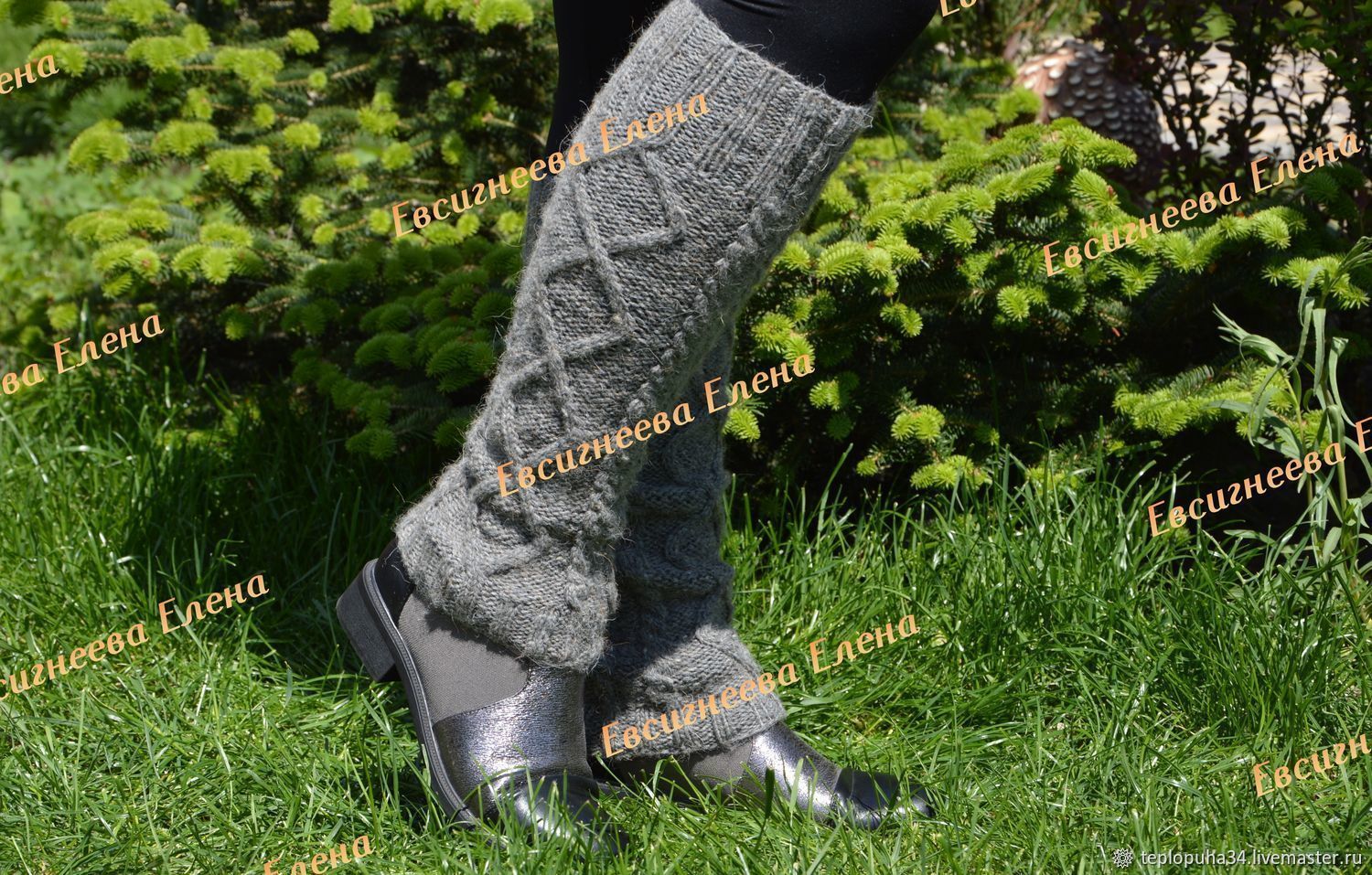 Leg warmers: Fashionable Woolen leggings Arana women's white – купить на  Ярмарке Мастеров – LROK0COM