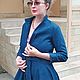 Платье-плащ из качественной хлопковой джинсовой ткани. Юбки. Ямуна (Yamuna-Style). Ярмарка Мастеров.  Фото №5