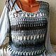 Boho Crochet vest. Vests. hand knitting from Galina Akhmedova. My Livemaster. Фото №5