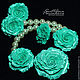Order Mint Flowers Necklace (119) Designer Jewelry. Svetlana Parenkova (parenkova). Livemaster. . Necklace Фото №3