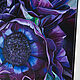 Painting 'Purple anemones' oil. canvas 80h100cm. Pictures. vestnikova. My Livemaster. Фото №5