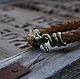 Bracelet genuine leather Tiger. Bead bracelet. MintTiger. Online shopping on My Livemaster.  Фото №2