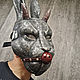 Маска "BDSM Rabbit". Маски персонажей. Reactor-lab. Интернет-магазин Ярмарка Мастеров.  Фото №2