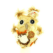 Сувениры и подарки handmade. Livemaster - original item Owl on the Christmas tree 10 cm.. Handmade.