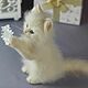 Felt: kitty 'snowflake', Felted Toy, Moscow,  Фото №1