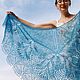 Openwork knitted shawl-cape for going to the theater. Shawls. KnitLaceDreams. My Livemaster. Фото №6