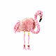 Pendant, Flamingo. Flamingo Christmas Tree Toy. Christmas gifts. Dolls Elena Mukhina. My Livemaster. Фото №6