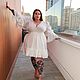 Летнее платье "Ницца". Платья. Модный плюс-сайз (plussize-shop). Интернет-магазин Ярмарка Мастеров.  Фото №2