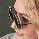  Brigitte Bordot Wooden Glasses. Glasses. Mart Bags (martbags). My Livemaster. Фото №4