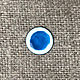 Overglaze paint FERRO 64 Serie no №64124 blue cyan, Blanks for jewelry, St. Petersburg,  Фото №1