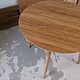 Круглый обеденный стол из массива дуба на конических ножках. Столы. WFN Furniture - Столы на заказ. Ярмарка Мастеров.  Фото №5