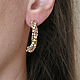Spiral earrings, cubic Zirconia earrings, stick earrings, holiday. Earrings. Irina Moro. Online shopping on My Livemaster.  Фото №2