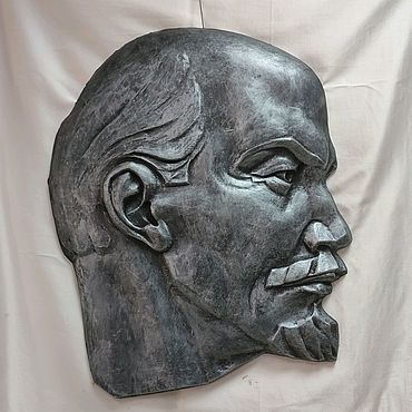 Для дома и интерьера ручной работы. Ярмарка Мастеров - ручная работа Барельеф Ленина. Handmade.