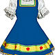 Русский народный костюм женский Наташенька  размер 40-54.Сарафан +блуза, Принимаем индивидуальные и групповые заказы