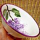 Painted porcelain tea Set lilac purple. Tea & Coffee Sets. ArtFlera (artflera). My Livemaster. Фото №5