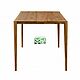 Заказать Стол обеденный Mid-century из дуба, 1417*817, бейц+воск. MOS-OAK - мебель из массива. Ярмарка Мастеров. . Столы Фото №3