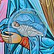 Святой Ангел -Хранитель.Рукописная икона на золоте. Иконы. Петербургская икона.. Ярмарка Мастеров.  Фото №4