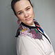 Order Removable collar made of thread and linen. ZanKa. Livemaster. . Collars Фото №3