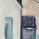 Картины Абстракция Бирюзовый дом горы пейзаж с домом коллаж светлая. Картины. Картины маслом  Евгения Мороз (morozrisovala). Ярмарка Мастеров.  Фото №6