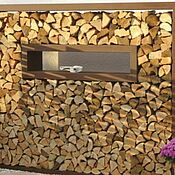 Дровница для камина металлическая SafaMaster  210 см стеллаж для дров