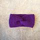 Purple bandage. Bandage. allabarinova. Online shopping on My Livemaster.  Фото №2