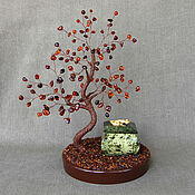 Цветы и флористика handmade. Livemaster - original item Amber wood with a coil box. Handmade.