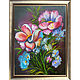 Mallow flowers painting 'Spring Fantasy'. Pictures. Art-terapiya Iriny Churinoj (irina-churina). Интернет-магазин Ярмарка Мастеров.  Фото №2