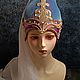 Order Medieval headdress 'Fleur'. Felt Hats Shop. Livemaster. . Carnival Hats Фото №3