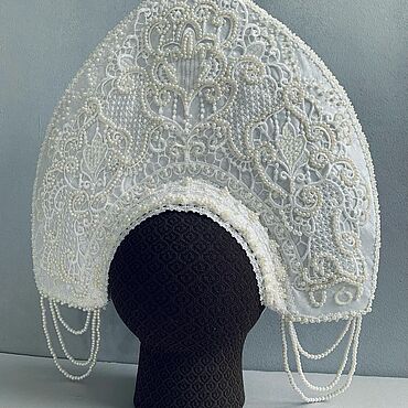 Русский стиль ручной работы. Ярмарка Мастеров - ручная работа Кокошник. Handmade.