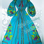 Одежда handmade. Livemaster - original item Embroidered dress 