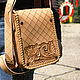 Order Shoulder bag beige 'Vertical'. schwanzchen. Livemaster. . Classic Bag Фото №3