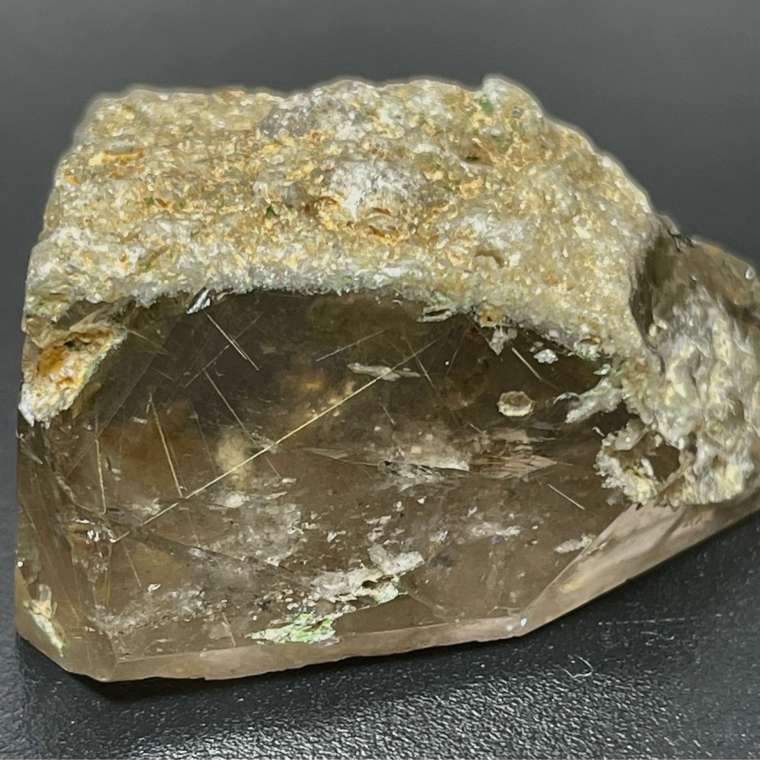 Rutile quartz with Anatase, 26 g. RUSSIA, Crystal, Krasnodar,  Фото №1