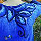 Felted Jumper Frosty Patterns Blue. Jumpers. studiya. My Livemaster. Фото №5