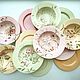 Services: Set of table plates Calico, Tea & Coffee Sets, Kazan,  Фото №1