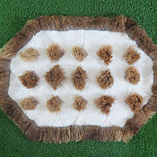 Для дома и интерьера handmade. Livemaster - original item Sheepskin rug (No. №797). Handmade.