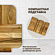 Заказать Доски разделочные деревянные на подставке, 2 шт. ELM_woodstudio (мебель и декор). Ярмарка Мастеров. . Разделочные доски Фото №3