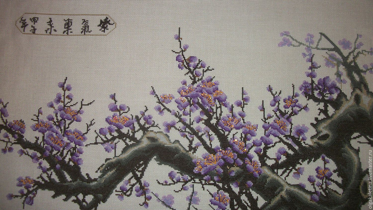 Cross stitch'Sakura', Pictures, Kurgan,  Фото №1