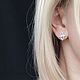 Винтаж: KENDRA SCOTT Серьги пусеты Ацтеки. Серьги винтажные. ХХ Век Ольга. Интернет-магазин Ярмарка Мастеров.  Фото №2