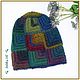 Шапка "AZTECA № 64 (шапка женская,шапка вяаз),  шапка ). Шапки. Ирина(shvilinka.knit). Ярмарка Мастеров.  Фото №6