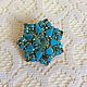 Brooch blue star England. Vintage brooches. Lesica. Online shopping on My Livemaster.  Фото №2