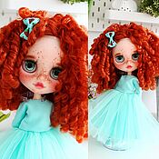 Куклы и игрушки handmade. Livemaster - original item Doll Blythe red curly curls. Handmade.