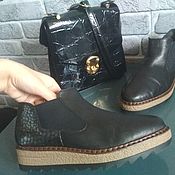 Винтаж: Немецкие ботинки из мягчайшей натуральной кожи